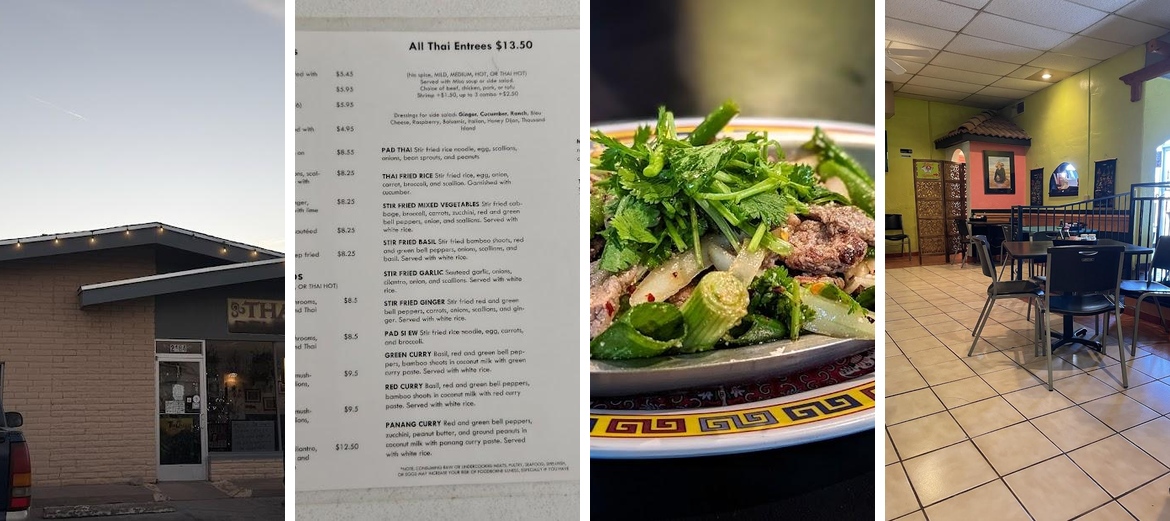 Thai Delight Menu